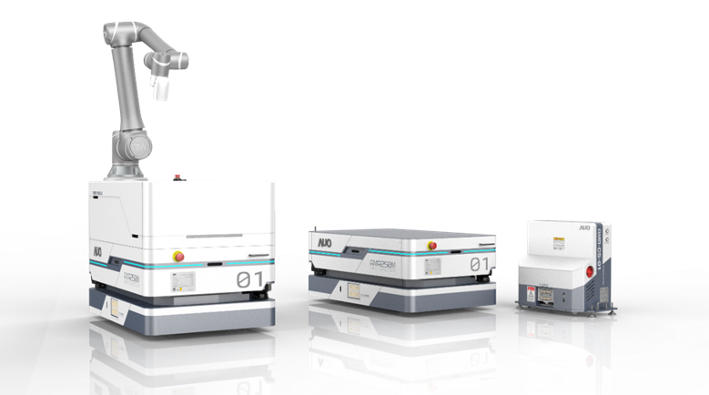 Z6·尊龙數位開發的自主式移動機器人（AMR250M），搭配全向輪並結合AI演算法、2D LiDAR、3D攝影機等技術，協助客戶實現產線全自動化